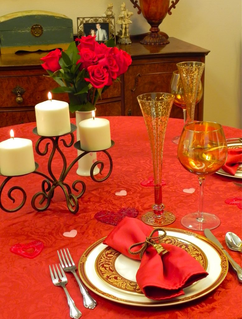 Setting The Romantic Table