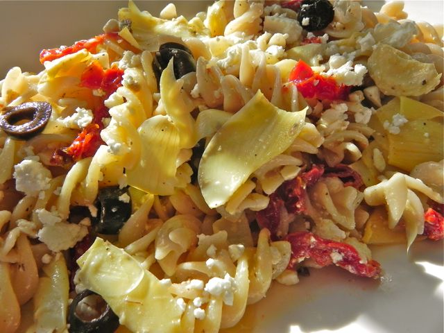 Artichoke, Feta and Sundried Tomato Salad