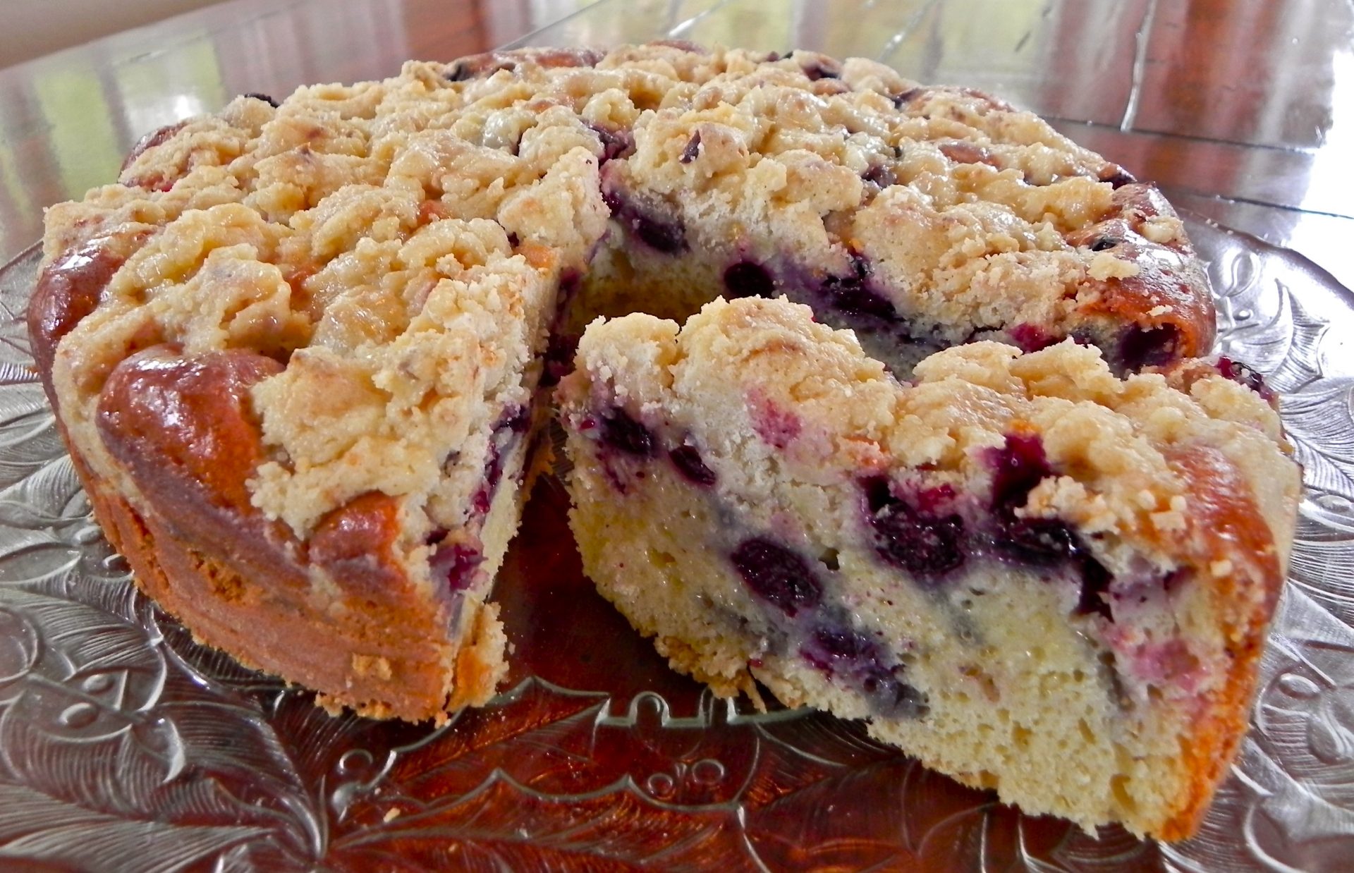 Blueberry Ricotta Coffee Cake Bliss