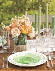 Beautiful Centerpieces with Reusable Boxes & Jars