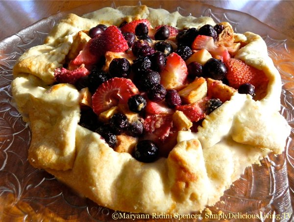 Easy Berry & Apple Galette