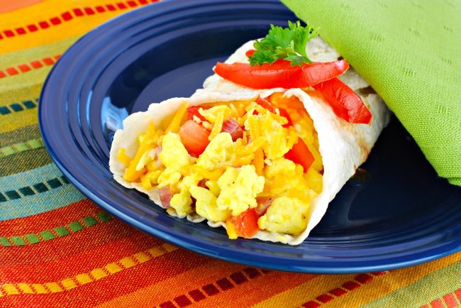 Scrambled Egg Wraps