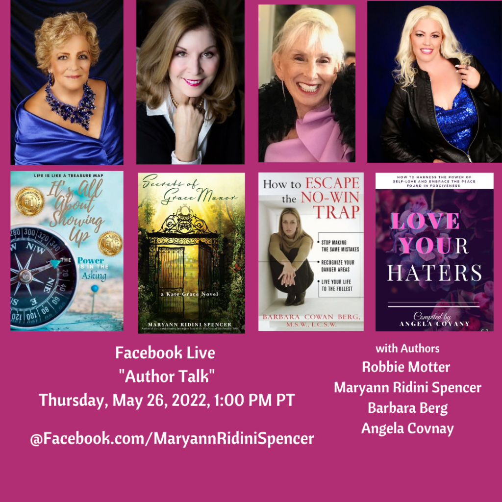 May 26, 2022 Facebook LIVE Author Talk