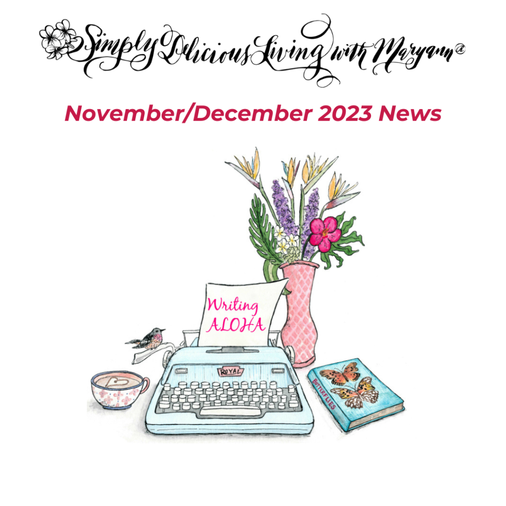 Simply Delicious Living's November, December 2023 News
