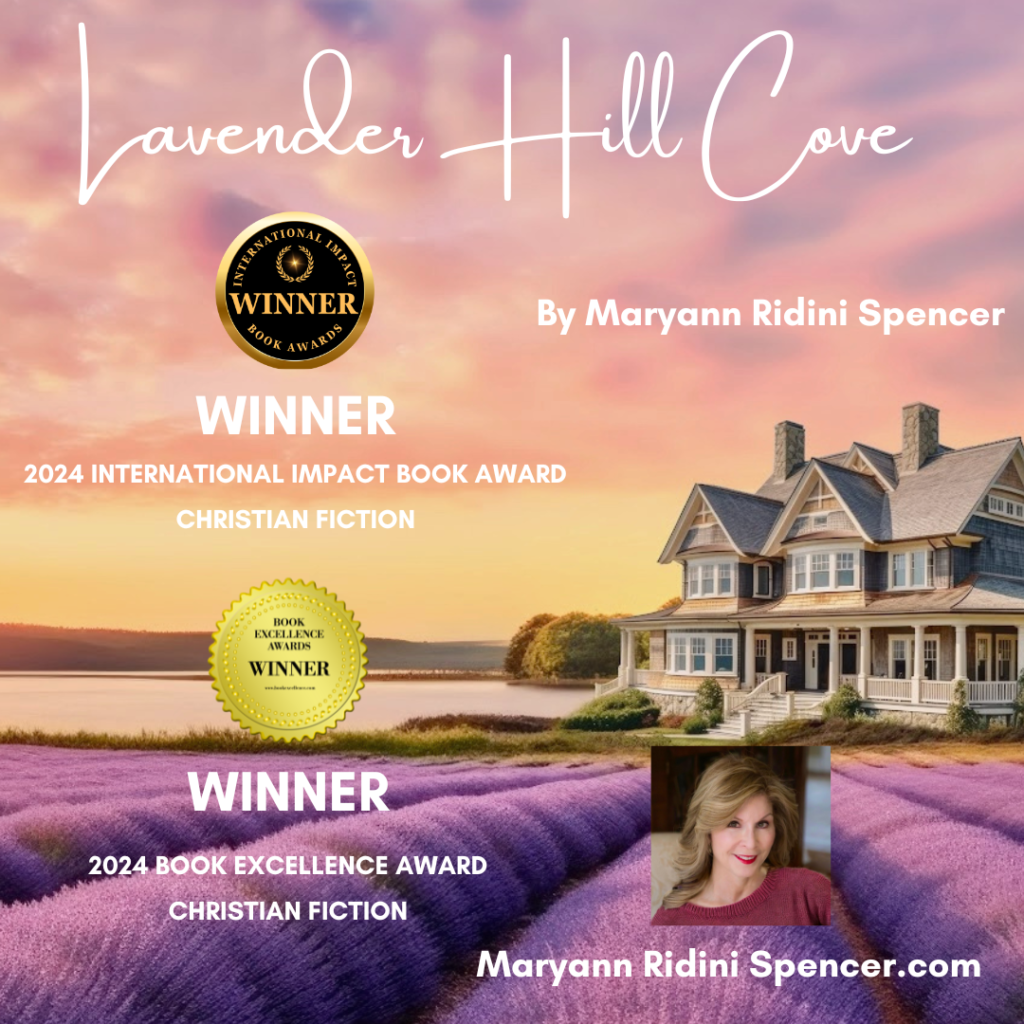 Lavender Hill Cove Wins Second First Place Award for Christian Fiction