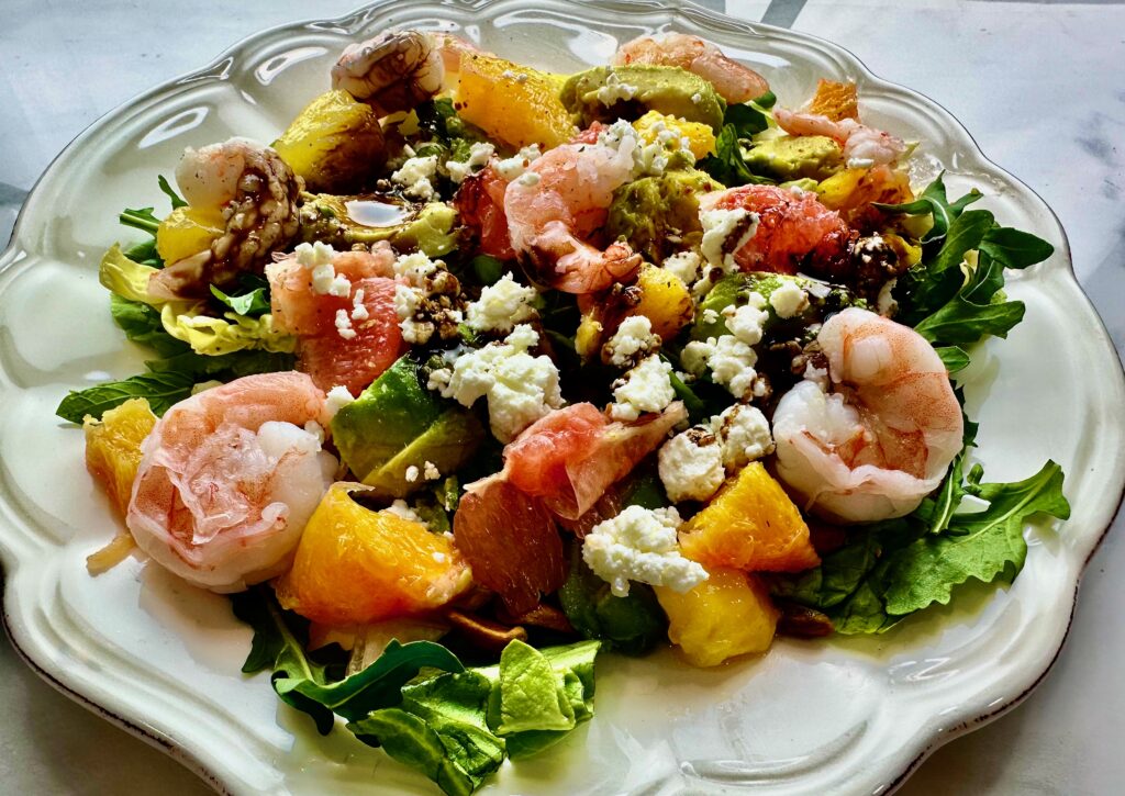 Citrus and Mango Shrimp Salad