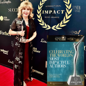 Author, Screenwriter & Producer Maryann Ridini Spencer wins "Author of the Year" at the 2025 International Impact Book Awards Author of the Year Gala in Hollywood