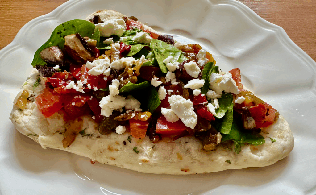 Mediterranean Flatbread Pizza